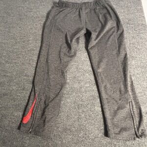Nike Pants Womens XL Gray Therma-Fit Fleece Training Athletic Zip Hem Warm Up